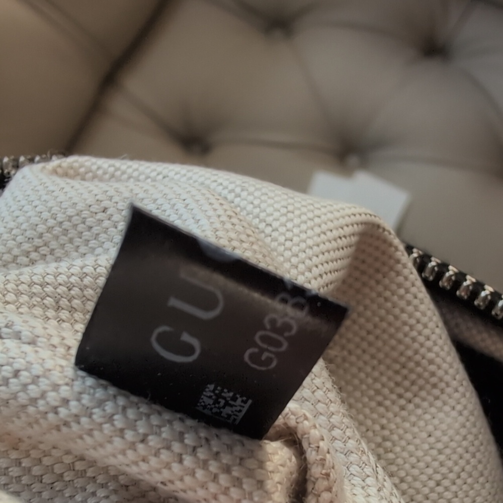 Gucci Black GG Pattern Messenger Bag - Picture 10 of 11